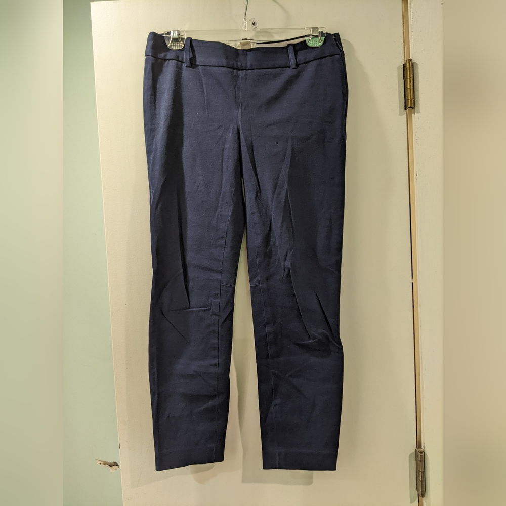 J. Crew Sz 2 Navy Blue stretch Pants